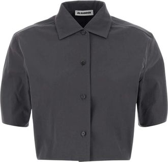 Jil Sander Shirts, female, Gray, Size: L Shirt 151