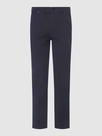 Selected Slim Fit Chino in unifarbenem Design Modell NEW Miles in Marine, Größe 36/32