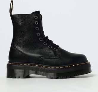 Dr. Martens Anfibi Jadon III in pelle martellata con suola platform