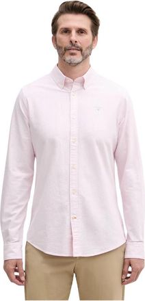 Barbour Striped Oxtown Tailored Shirt - Heren - Casual Overhemden - Roze - M - Katoen - Overhemden