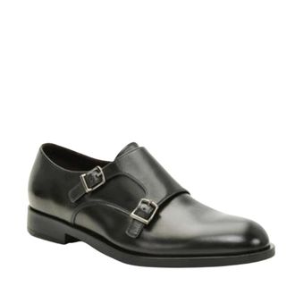 Fratelli Rossetti Doppia Fibbia - Heren - Nette schoenen - Zwart - 42 EU - Schoenen