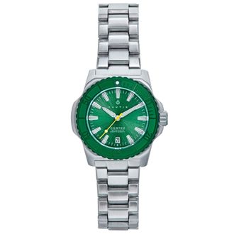 Nautis Cortez Automatic Bracelet Watch w/Date - Green