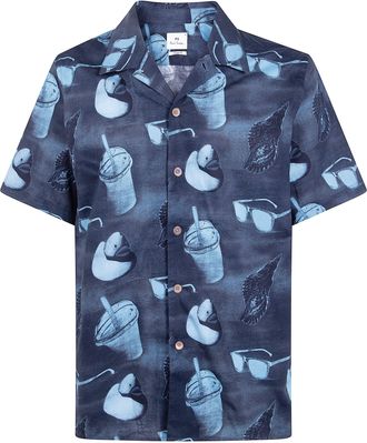 Paul Smith Mens Short Sleeves Casual Fit Shirt