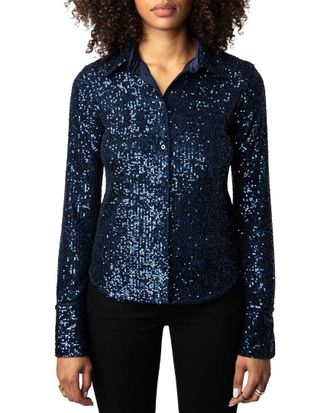 Zadig&Voltaire Tawny Sequins Shirt