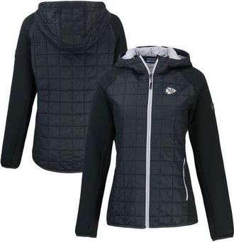 Cutter & Buck Womens Cutter & Buck Black Kansas City Chiefs Rainier PrimaLoft Eco Hybrid Full-Zip Hoodie Jacket at Nordstrom, Size Xxx-Large