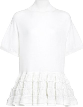 Alaia Wool Knit Crinoline Top