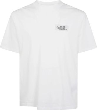 Amiri Spirit Tee - Heren - T-shirts - Wit - XL - Katoen - Tops