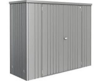 BIOHORT Armario Metalico Biohort Alto Jardin Color Gris Cuarzo Metalizado 230