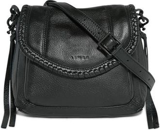 Aim&eacute;e All for Love Leather Mini Crossbody Bag in Black at Nordstrom