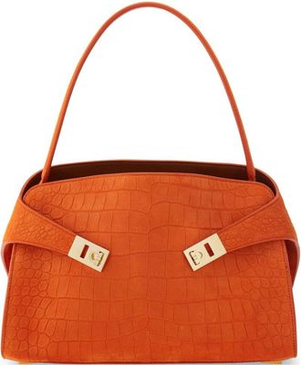 Ferragamo knuffel kleine leren draagtas