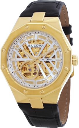 Bulova Prestige Automatic Skeleton Dial Mens Watch 97A206