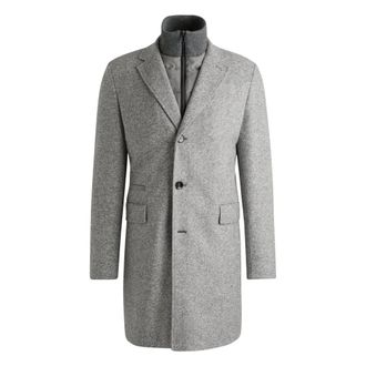 HUGO BOSS Heren, Mantels, Grijs, Maat: XL
