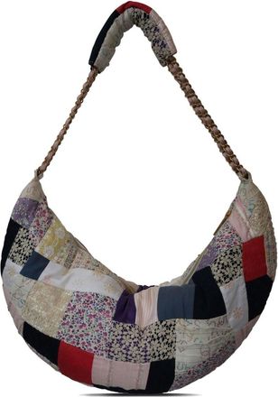 Chanel 2006 patchwork cotton hobo bag - unisex - Cotton - One Size - Neutrals