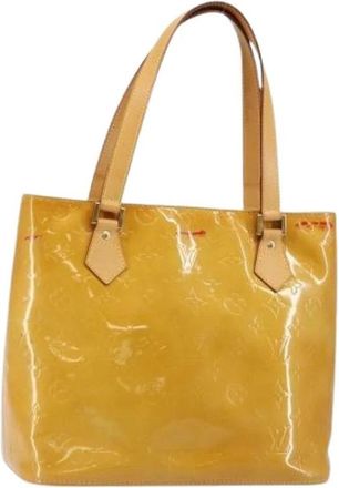 Louis Vuitton Pre-owned Vintage Tote Bag - Dames - Vintage Shopper - Geel - ONE Size - Leer - Vintage