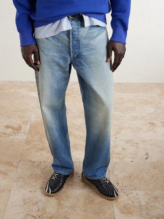 Valentino Garavani Kicky Suede and Velvet-Trimmed Leather Sneakers