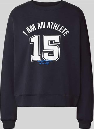 Marc O'Polo Denim Marc OPolo Denim Relaxed Fit Sweatshirt aus reiner Baumwolle in Marine, Gr&ouml;&szlig;e XS