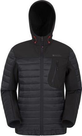 Mountain Warehouse Turbine II Padded Soft Shell Jacket in Black at Nordstrom, Size 4X-Large