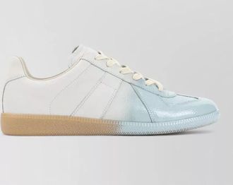 Maison Margiela replica low top leather sneakers rubber sole