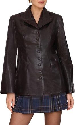 Avec Les Filles Vegan Leather Jacket