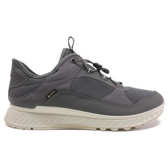 Ecco Ecco Exostride Synthetic Textile Womens Low Top Trainers - Magnet Magnet - Size:UK 6.5-7