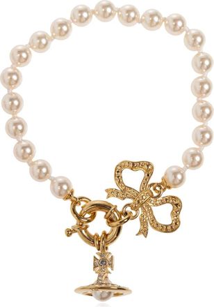 Vivienne Westwood Rigoberta Armband - Dames - Armbanden - Beige - M - Accessoires