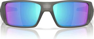 Oakley Heliostat 61mm Prizm Polarized Rectangular Sunglasses in Saphire at Nordstrom