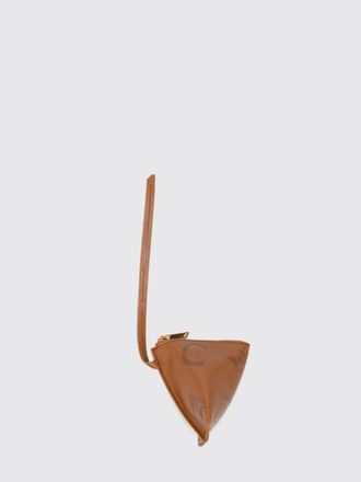 Celine Zipped Keyring Coin Purse in Smooth Lambskin with Printed Logo