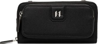Karl Lagerfeld Marsupio con placca logo - Nero