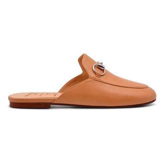 French Sole Womens Cape Slip-On Slide Sandal In Tan Napa