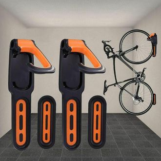 OEM Soporte Para Bicicletas, Soporte De Pared Con Revestimiento De Goma, Para 2 Bicicletas, Soporte De Pared Para Interiores Y Exteriores - Crezuo