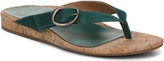 Vionic Grove Flip Flop in Posy Green Suede at Nordstrom, Size 7.5