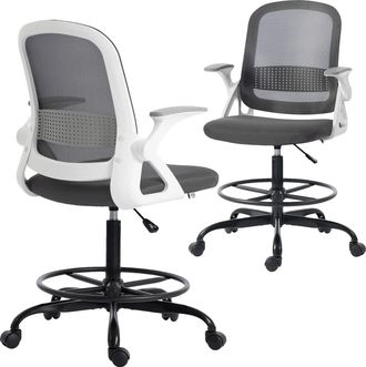 OEM Silla De Oficina, Estructura Met&aacute;lica, Reposabrazos Plegables, Gris