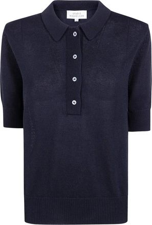 STUDIO NICHOLSON Mujer, Camisetas, Azul, Talla: M