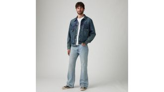 Levi's 567 Relaxed Flare Jeans - Mens - 28X32 - Light Wash / Home Court Advantage