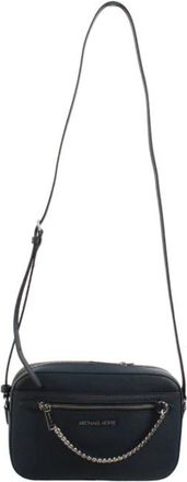 Michael Kors Jet Set Large Saffiano Leren Crossbodytas - Dames - Schoudertassen - Blauw - ONE Size - Leer - Tassen