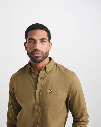 Lyle & Scott Long Sleeve Flannel Shirt