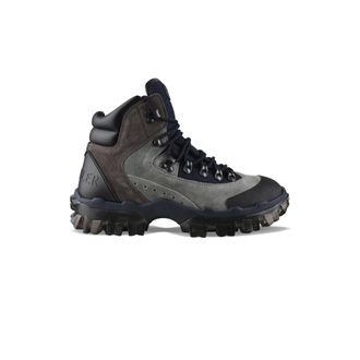 Moncler Heren, Schoenen, Grijs, Maat: 41 1/2 EU Leer