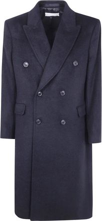 Our Legacy Whale Coat - Heren - Mantel - Blauw - M - Wol - Jassen
