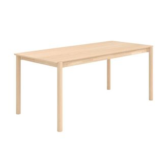 Rendez-Vous D&eacute;co Mesa rectangular de madera de fresno para 6 personas
