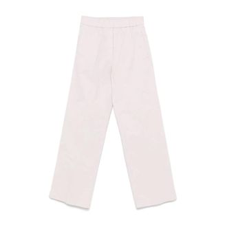Forte_Forte Wide Trousers, female, Pink, Size: M Elasticated Waistband Trousers