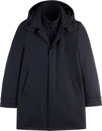 Fay Cappotto con cappuccio - Nero