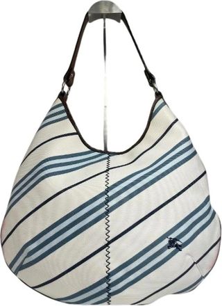 Burberry Pre-owned Vintage Schoudertas - Dames - Vintage Schoudertas - Veelkleurig - ONE Size - Leer - Vintage