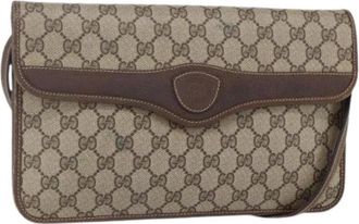 Gucci Pre-owned Vintage Crossbody Tas - Dames - Vintage Schoudertas - Beige - ONE Size - Vintage