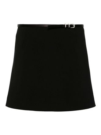 Givenchy Belted Wrap Skirt
