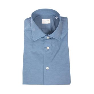 Xacus Active Shirt - Heren - Casual Overhemden - Blauw - M - Polyester - Overhemden