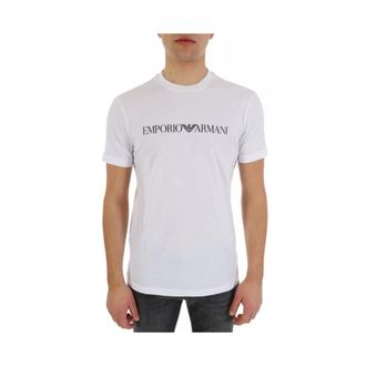 Emporio Armani Heren, Tops, Wit, Maat: XL Jersey