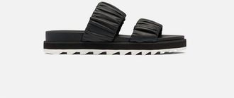 Sorel Womens Roaming Two Strap Slide In Black