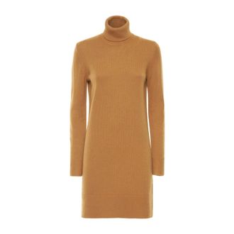 Michael Kors Turtlenecks, female, Yellow, S, Kaia Turtleneck Dress