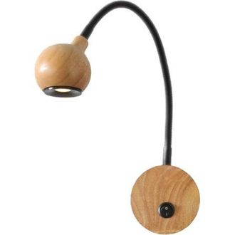 OEM Aplique De Pared De Madera Con Interruptor Para L&aacute;mparas De Lectura Led De 3w, Iluminaci&oacute;n Para Dormitorio, Foco De Pared Brillante De 4000k