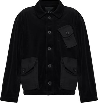 Yohji Yamamoto Velvet Corduroy Utility Blouson - Heren - Jassen - Zwart - Maat: M Corduroy